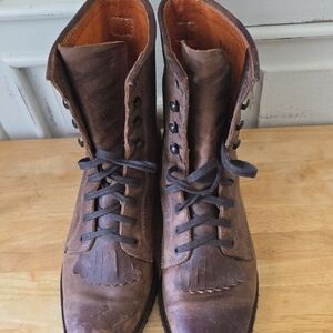 Women's FRYE  Brown Leather Boots